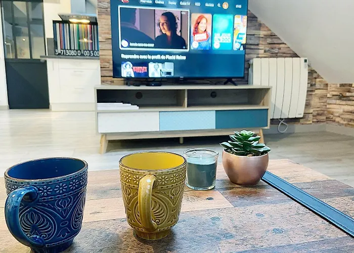 Le Sweet Home, Clim, Parking Prive, Wifi * Reims