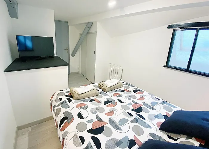 Le Sweet Home, Clim, Parking Prive, Wifi * Reims